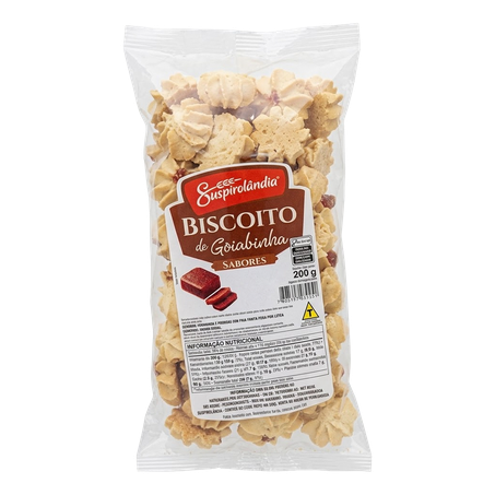 Biscoito Suspirolândia Goiabinha 200g