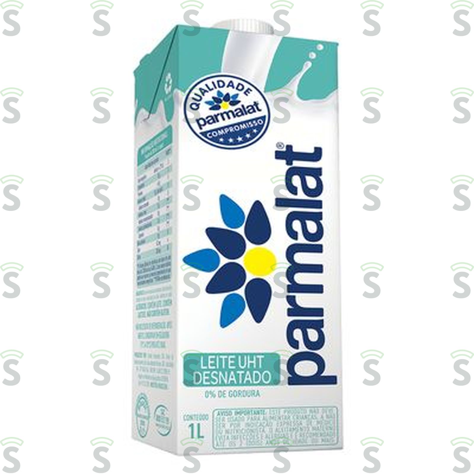 Leite UHT Parmalat Desnatado Caixa com Tampa 1lt
