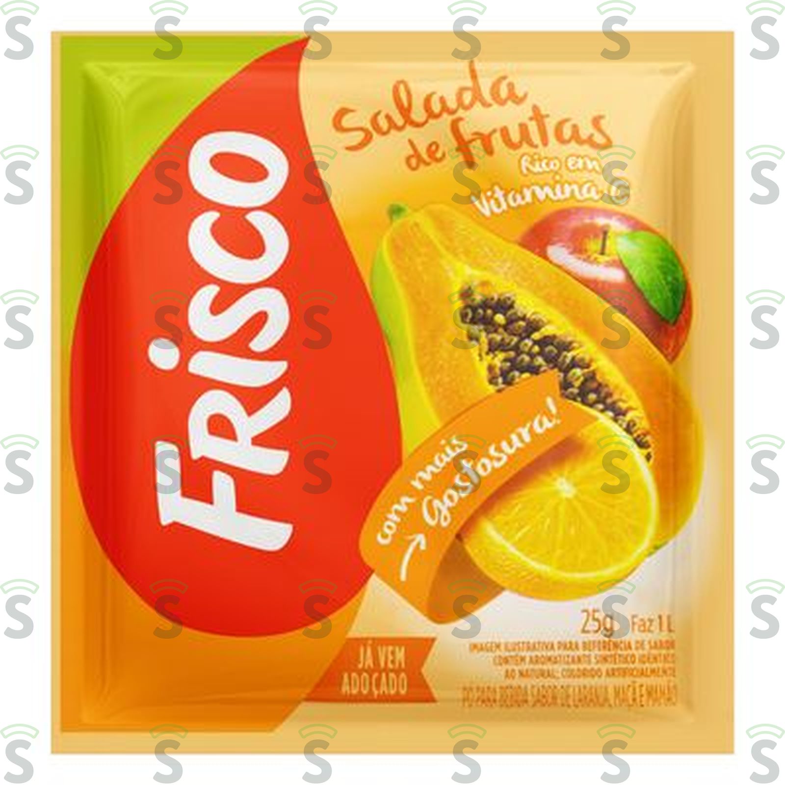 Refresco em Pó Frisco Salada de Frutas 25G