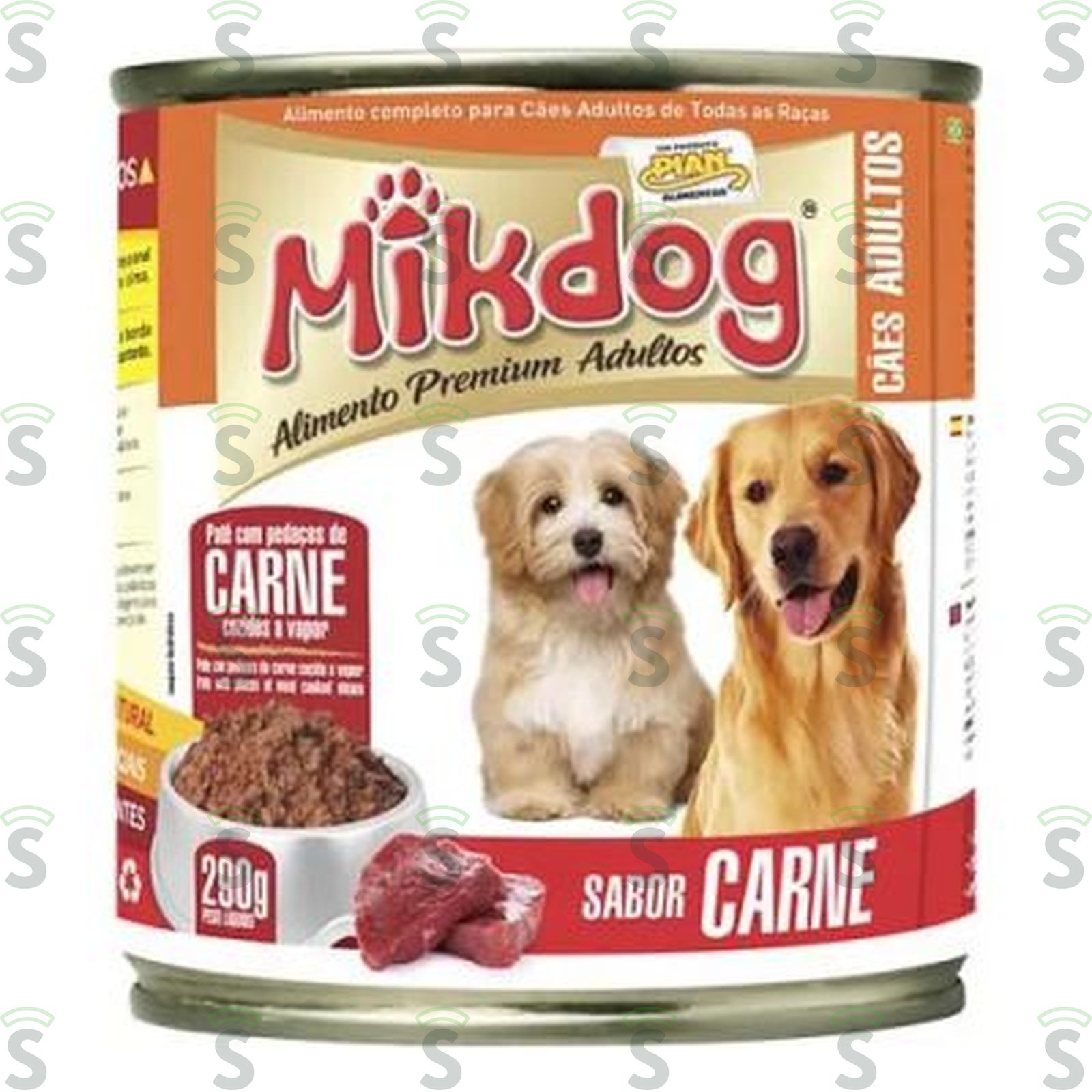 RACAO MIKDOG 290GR CARNE