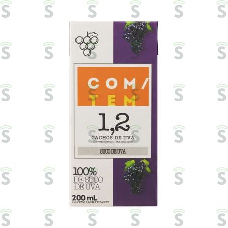  Suco Com/tem Uva 200ml