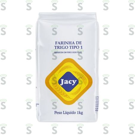  Farinha de Trigo Tipo 1 Jacy Pacote 1kg