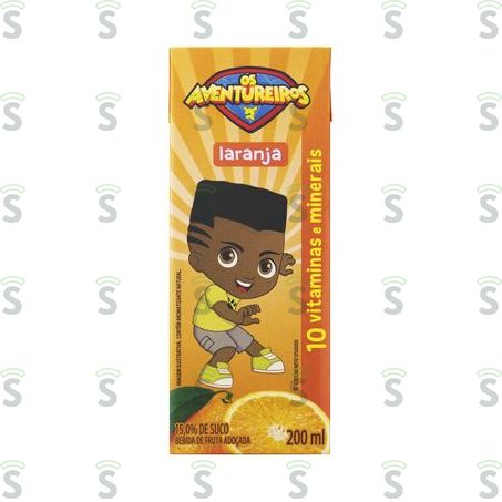 Bebida Adoçada Laranja Os Aventureiros Imunomix Caixa 200ml