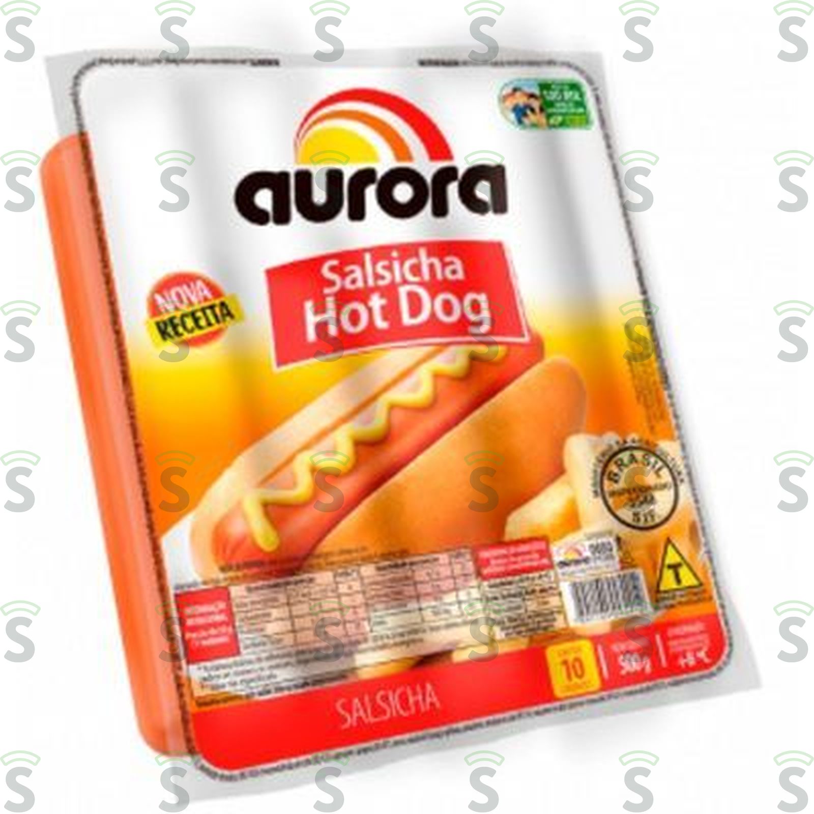 Aurora-salsicha 500g hot dog .