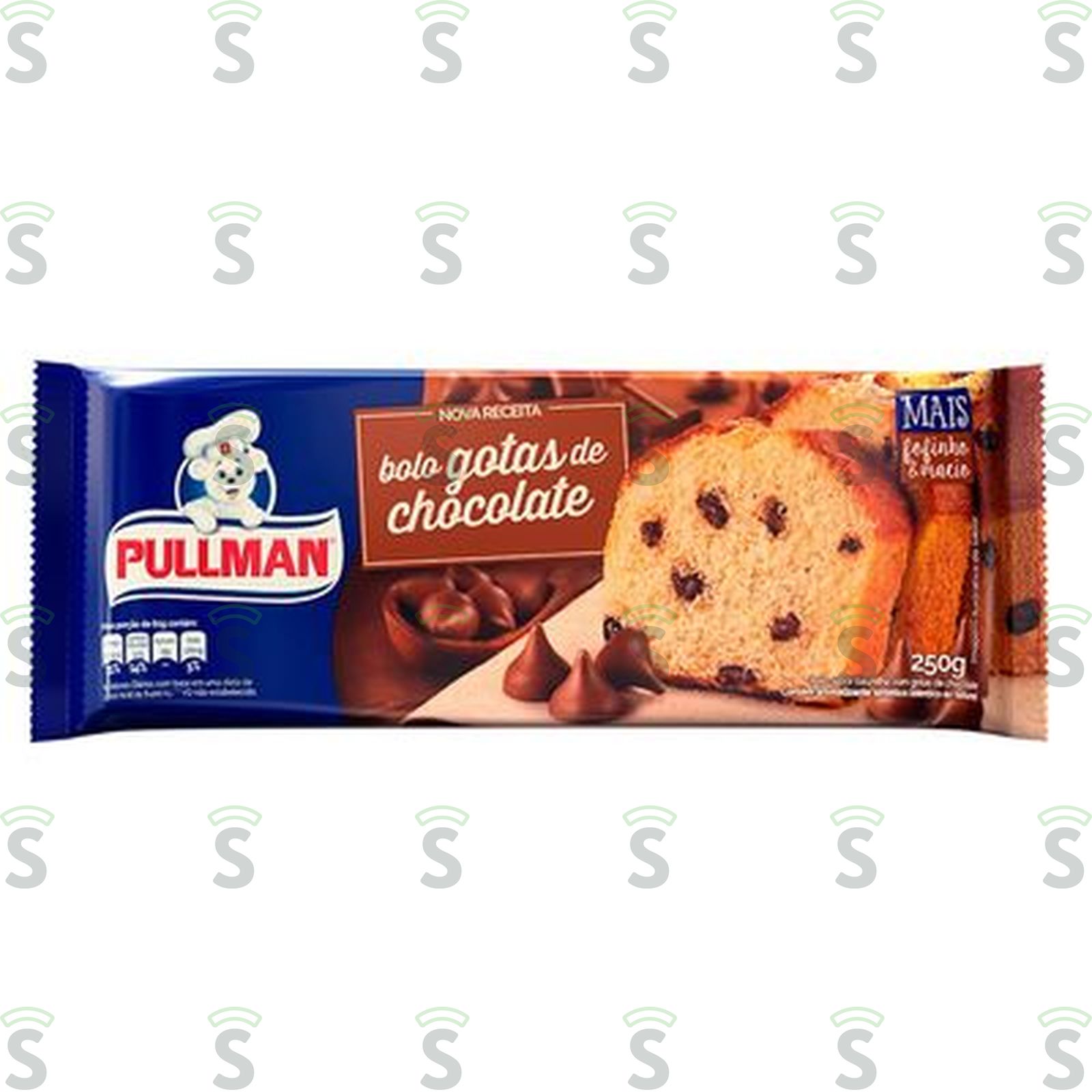 Pullman-bolo 250g gotas chocolate
