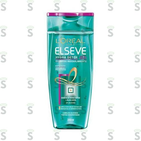  Shampoo L'oréal Paris Elseve Hydra-detox Frasco 200ml