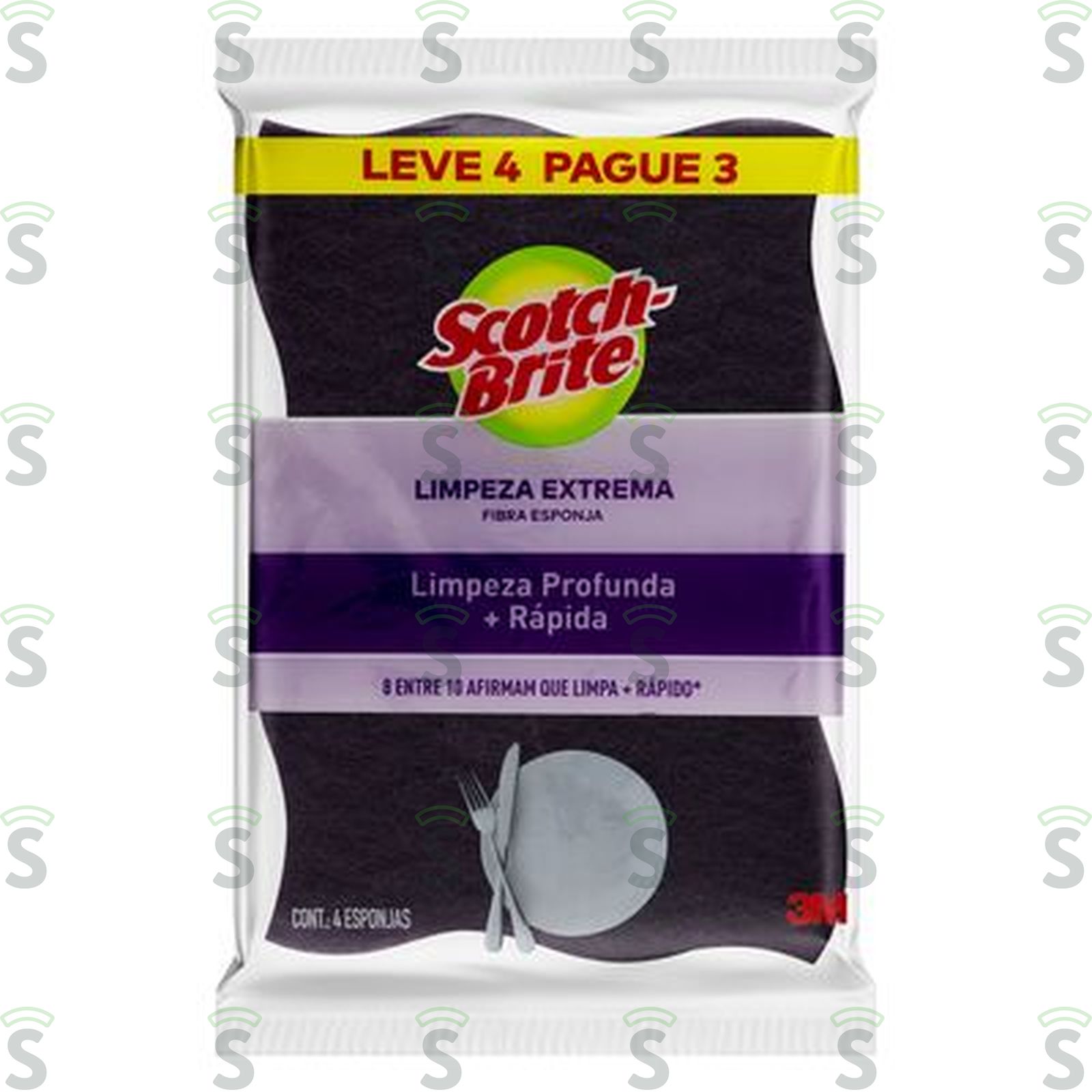 Esponja Scotch Brite Extrema 4UN