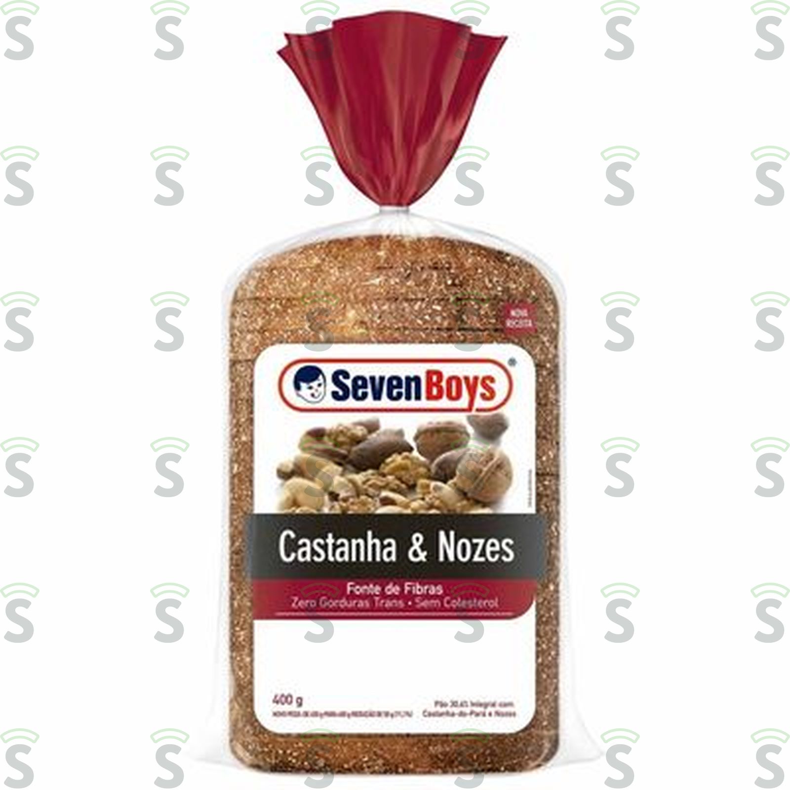 Seven boys-pao castanha nozes 450g