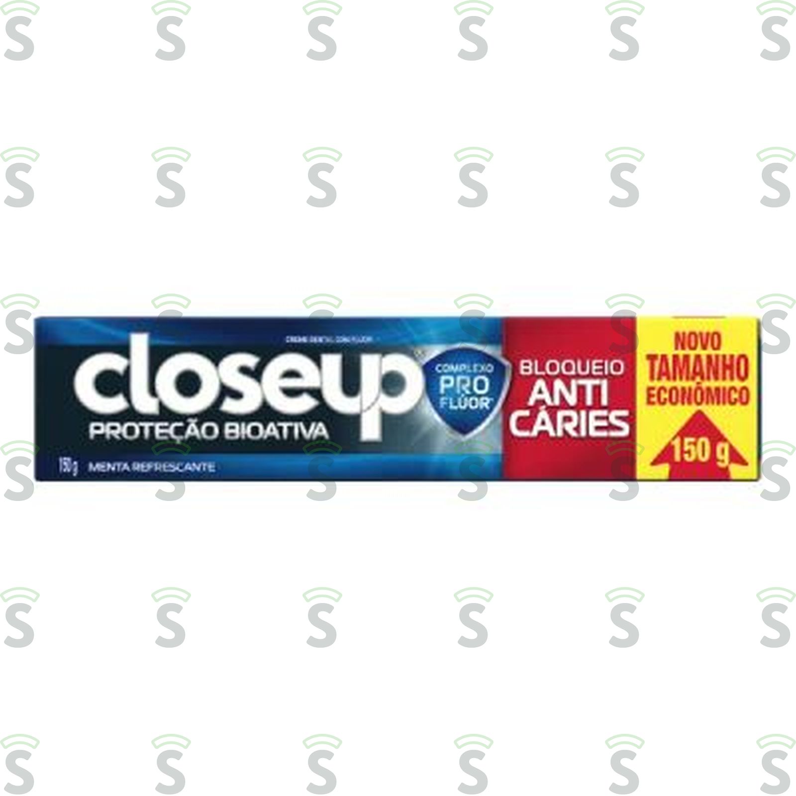 Creme Dental Close Up Menta Refrescante Proteção Bioativa Bloqueio Anticáries Caixa 150gr - Embalagem econômica
