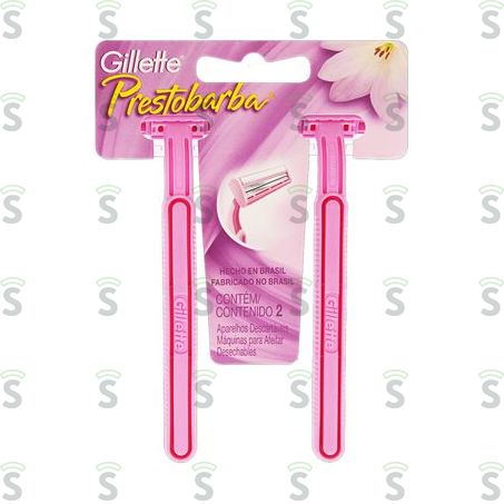  Gillette-prestobarba C/2 Feminina
