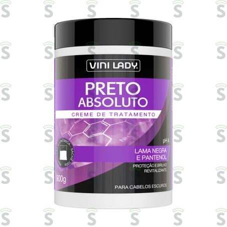  Vini Lady-creme 900g Preto Absoluto