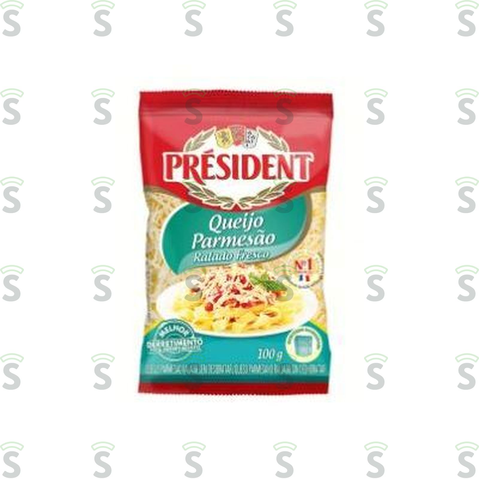 Queijo Parmesão Ralado Fresco Président Pacote 100G