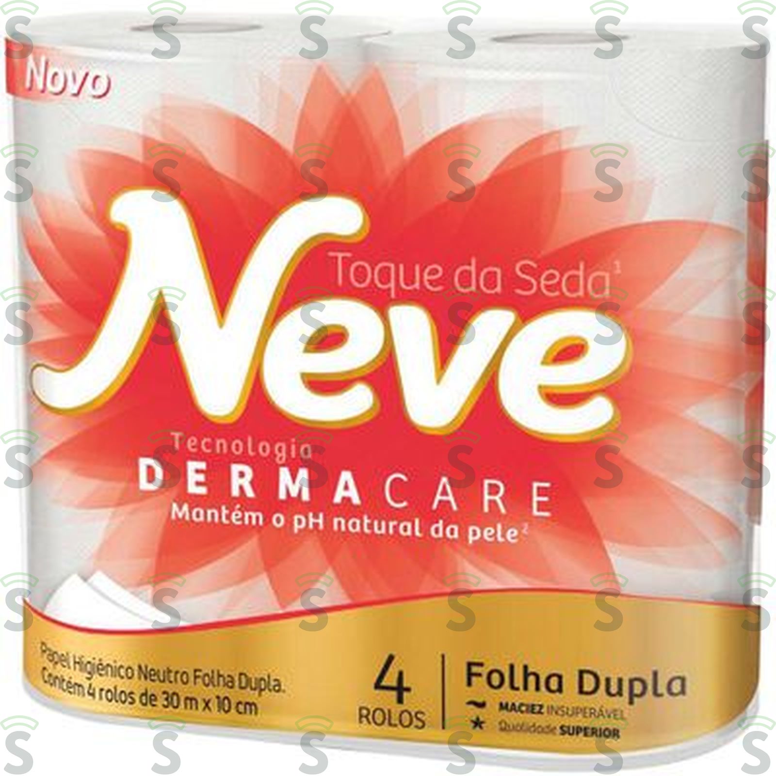 Papel Higiênico Neve Folha Dupla 4UN