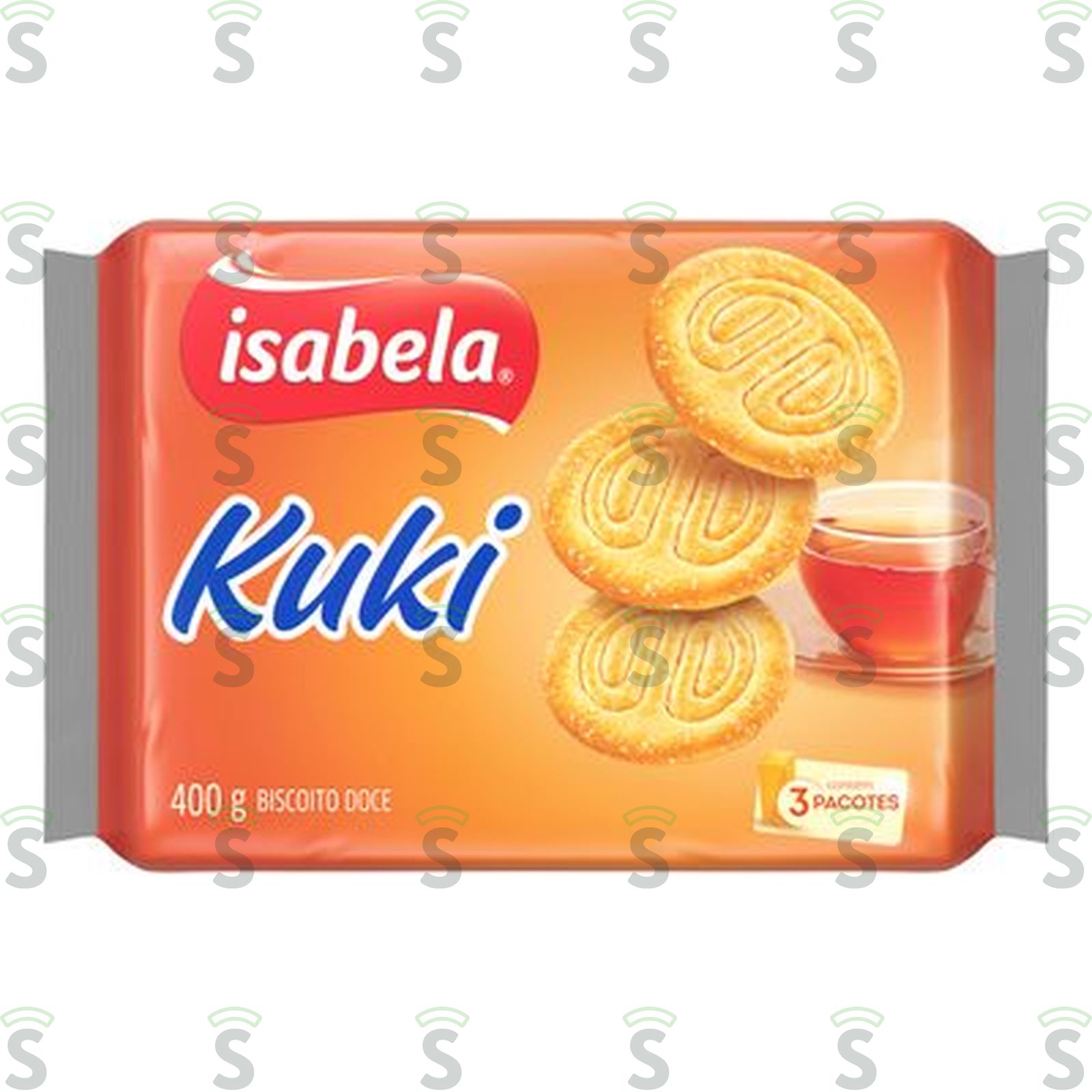 Biscoito Doce Isabela Kuki Embalagem 400G