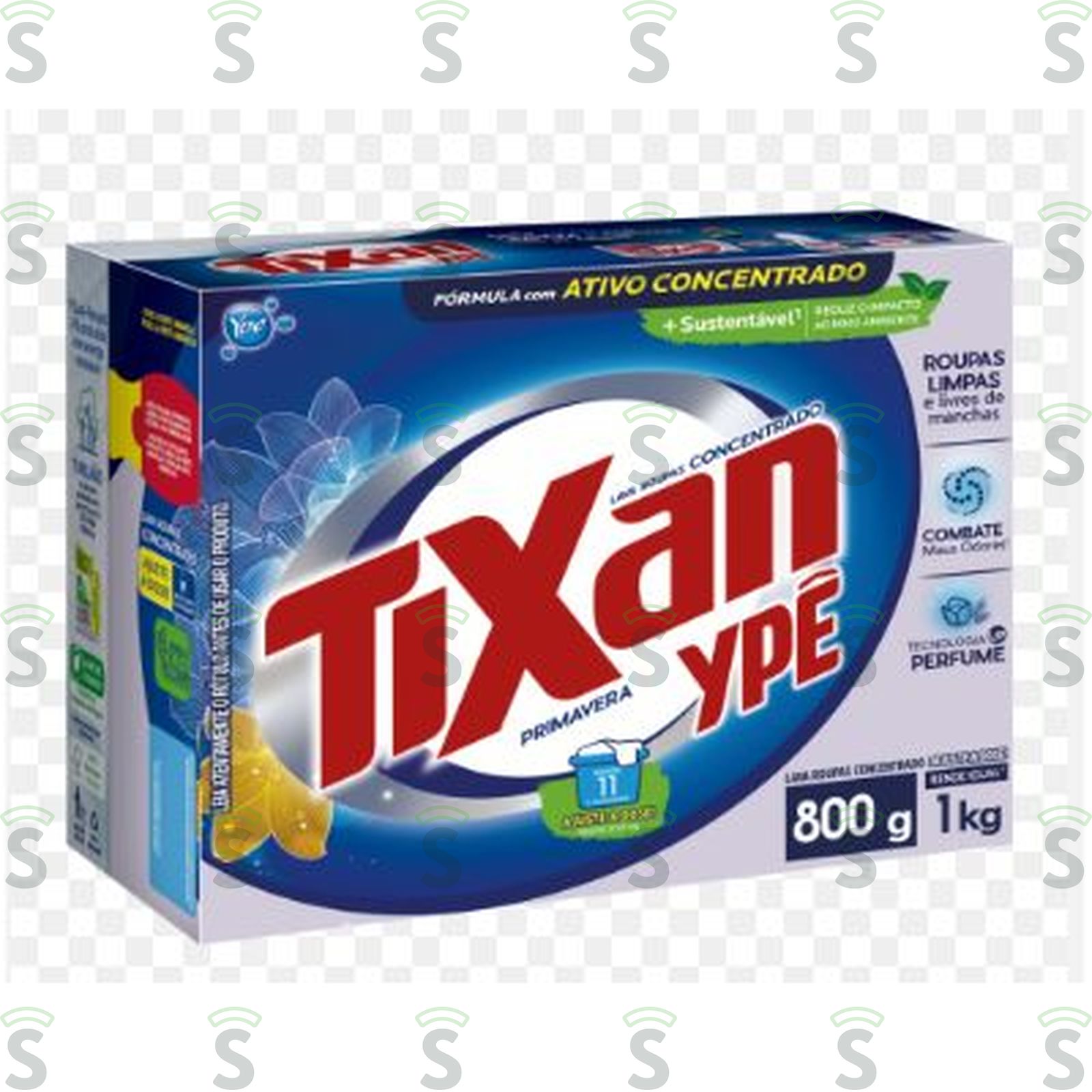 Ype tixan-lava roupas 800g cx