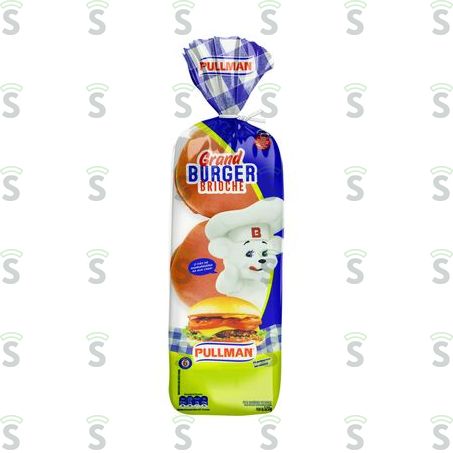  Pão de Hambúrguer Pullman Grand Burger Brioche 520g