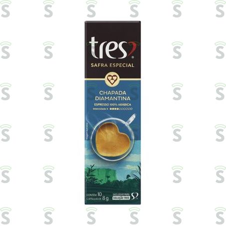  Café 3 Corações Cápsulas Chapada Diamantina 80g