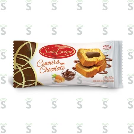  Bolo Santa Edwiges Cenoura Chocolate Unidade 250g