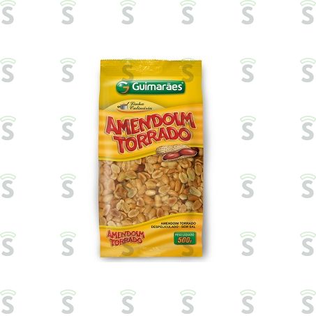  Amendoim Guimarães Torrado Sem Sal Embalagem 500g