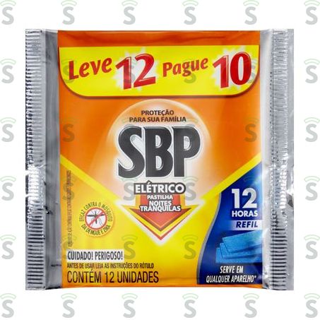  Sbp-refil Eletrico 12 Horas Lv12 Pg10