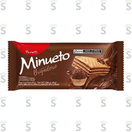  Parati-wafer Minueto 81g Brigadeiro