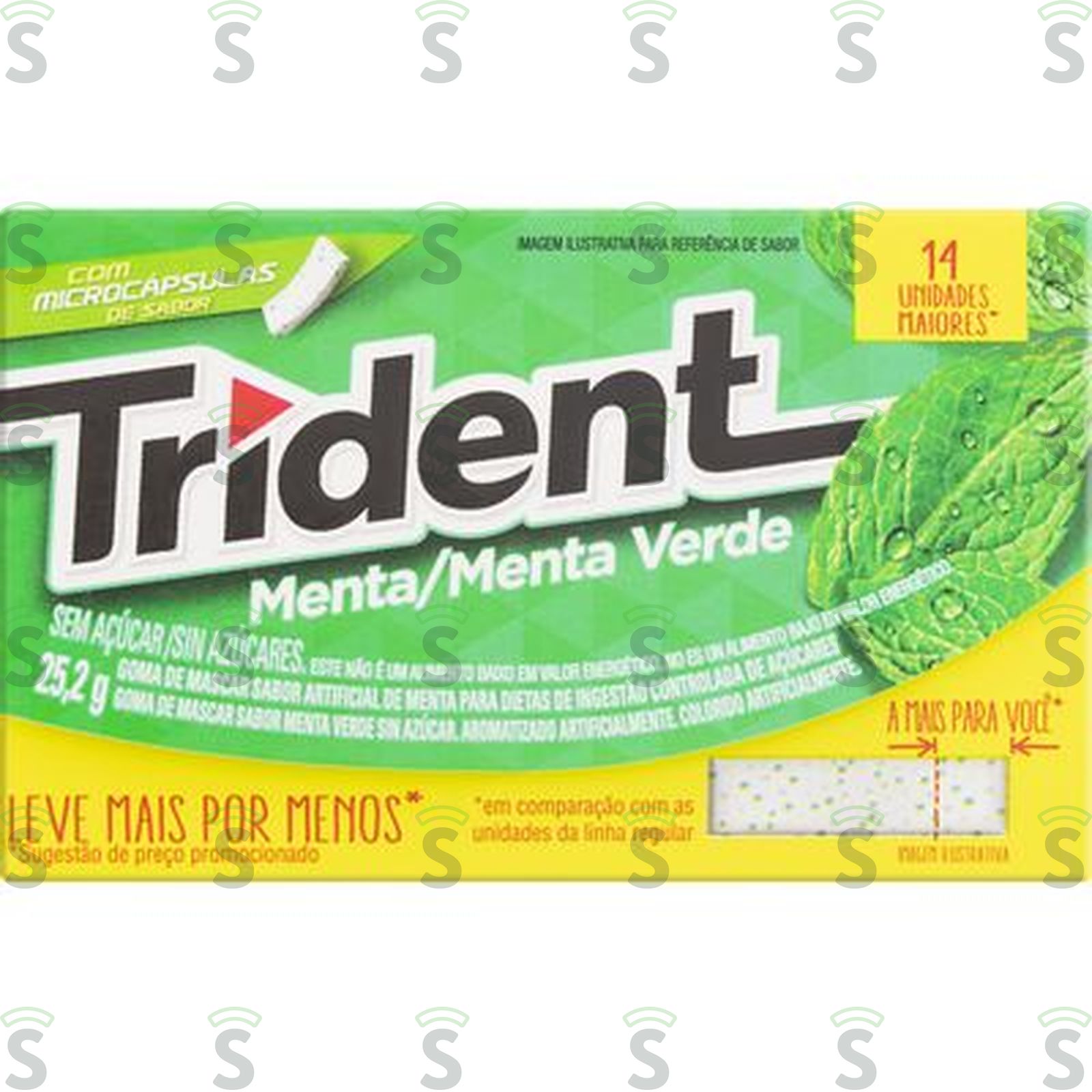 Trident-goma mascar 25.2g menta