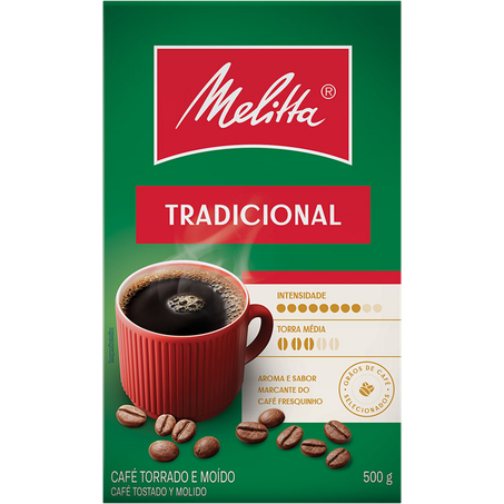Cafe melitta 500g t moido tradic cx