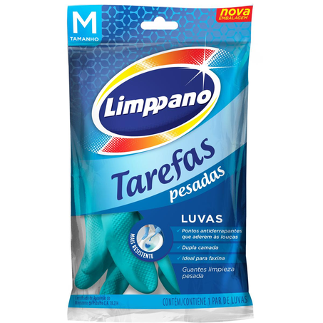 Luva Tarefas Pesadas Limppano Tam. M