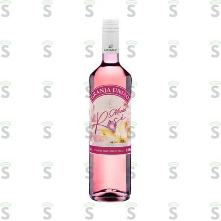  Vinho Brasileiro Rosé Seco Granja União Merlot Garrafa 750ml
