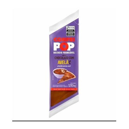 RECHEIO CONFEIPOP FORNEAVEL CHOCOLATE AVELÃ