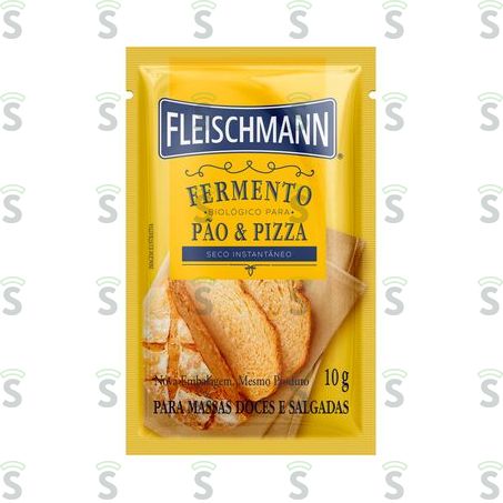  Fermento Biológioco Instantâneo Fleischmann 10g