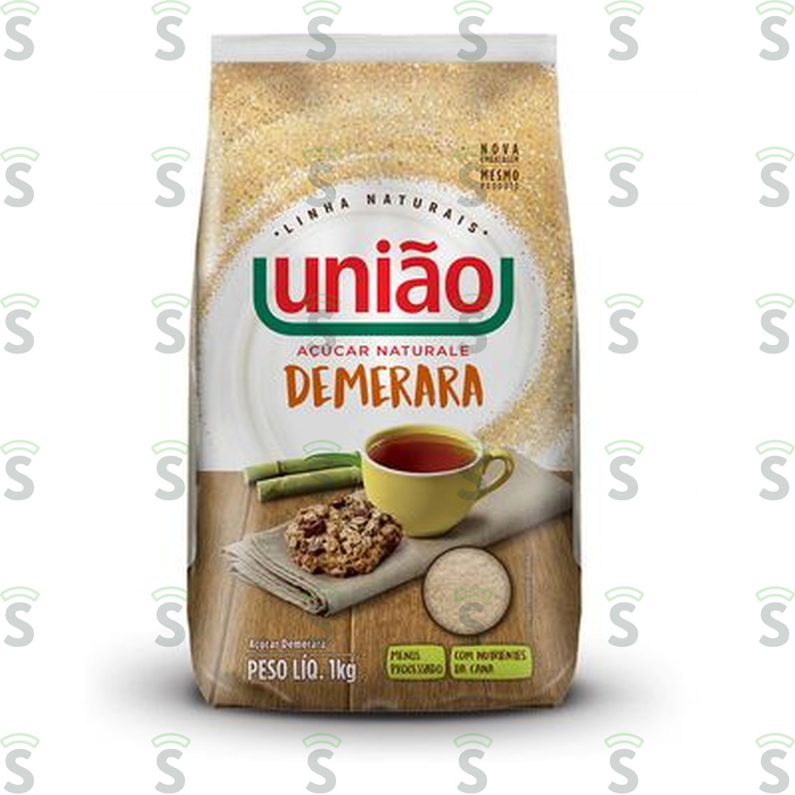 Açúcar Demerara União Naturale Pacote 1KG