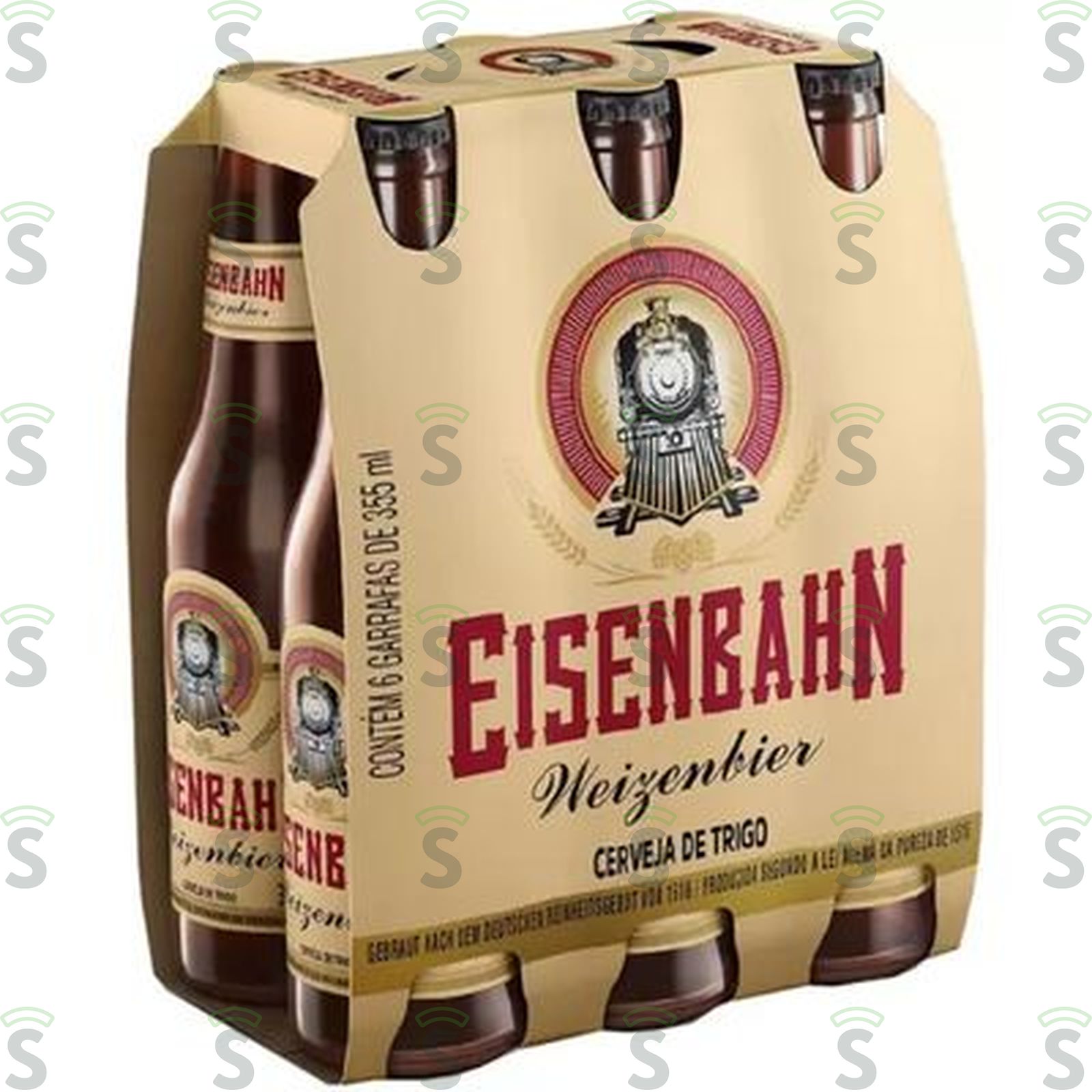 Cerveja Eisenbahn Weizenbier Garrafa 355ml - Pacote com 6un - 2.1lt