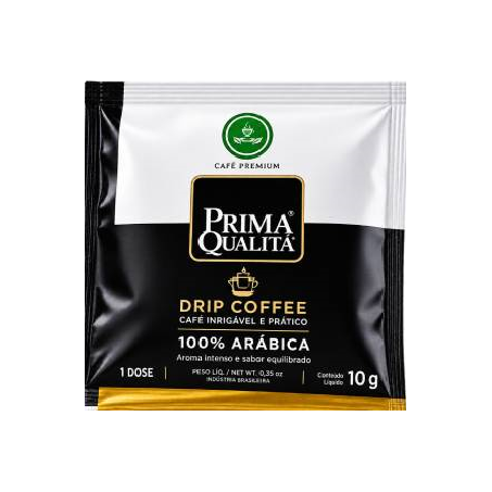 Café Drip Coffee Primá Qualitá Arábico Sachê 10g