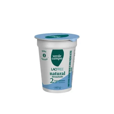 IOGURTE LACFREE DESNATADO 2 INGREDIENTES 160G
