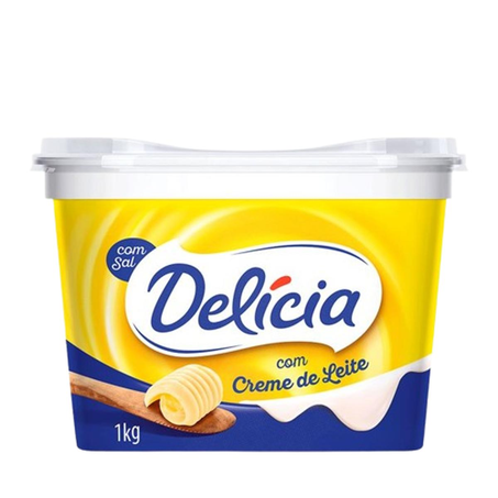 Margarina Delícia 1kg - Com Sal