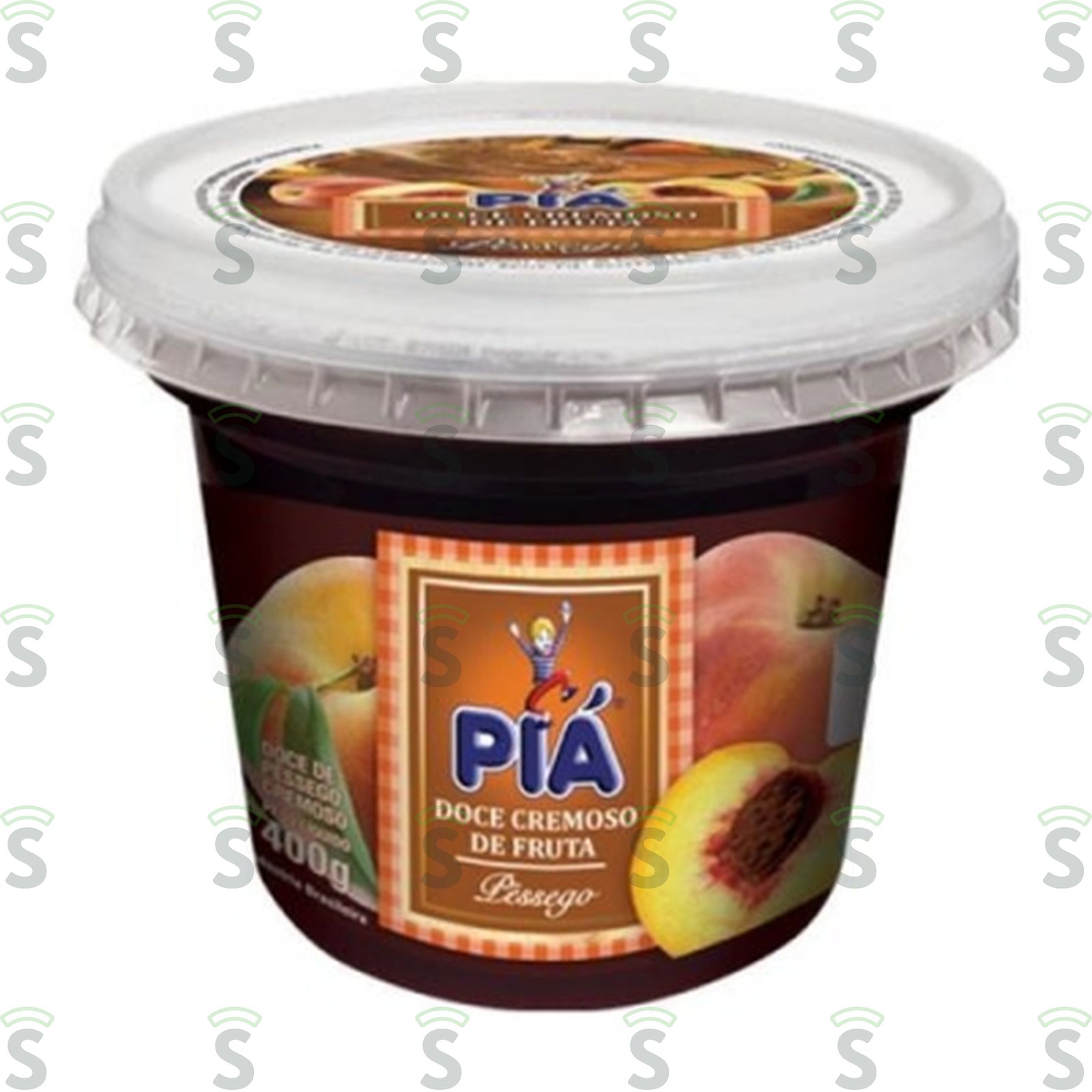 Pia-doce 400g pessego