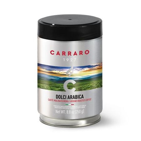 Cafe carraro torrado moido dolci arabica 250g