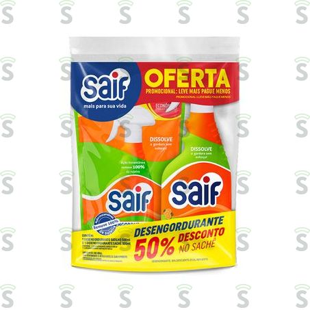  Saif-desengordurante 500ml +sache 500ml