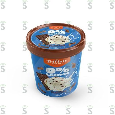  Sorvete Trivialy Zero Flocos 1lt