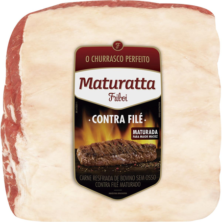 Contrafilé Bovino sem Osso Maturatta Pedaço - A Vácuo - Resfriado Kg