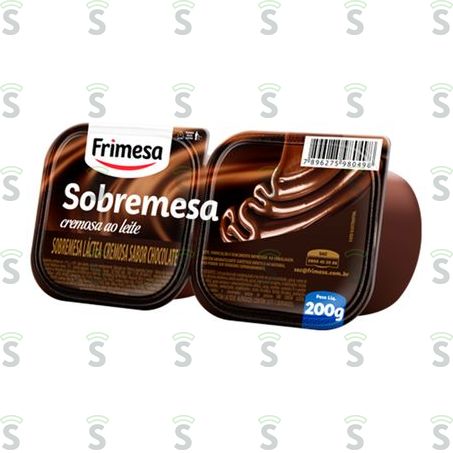 Sobremesa Láctea Frimesa Chocolate Bandeja 200g