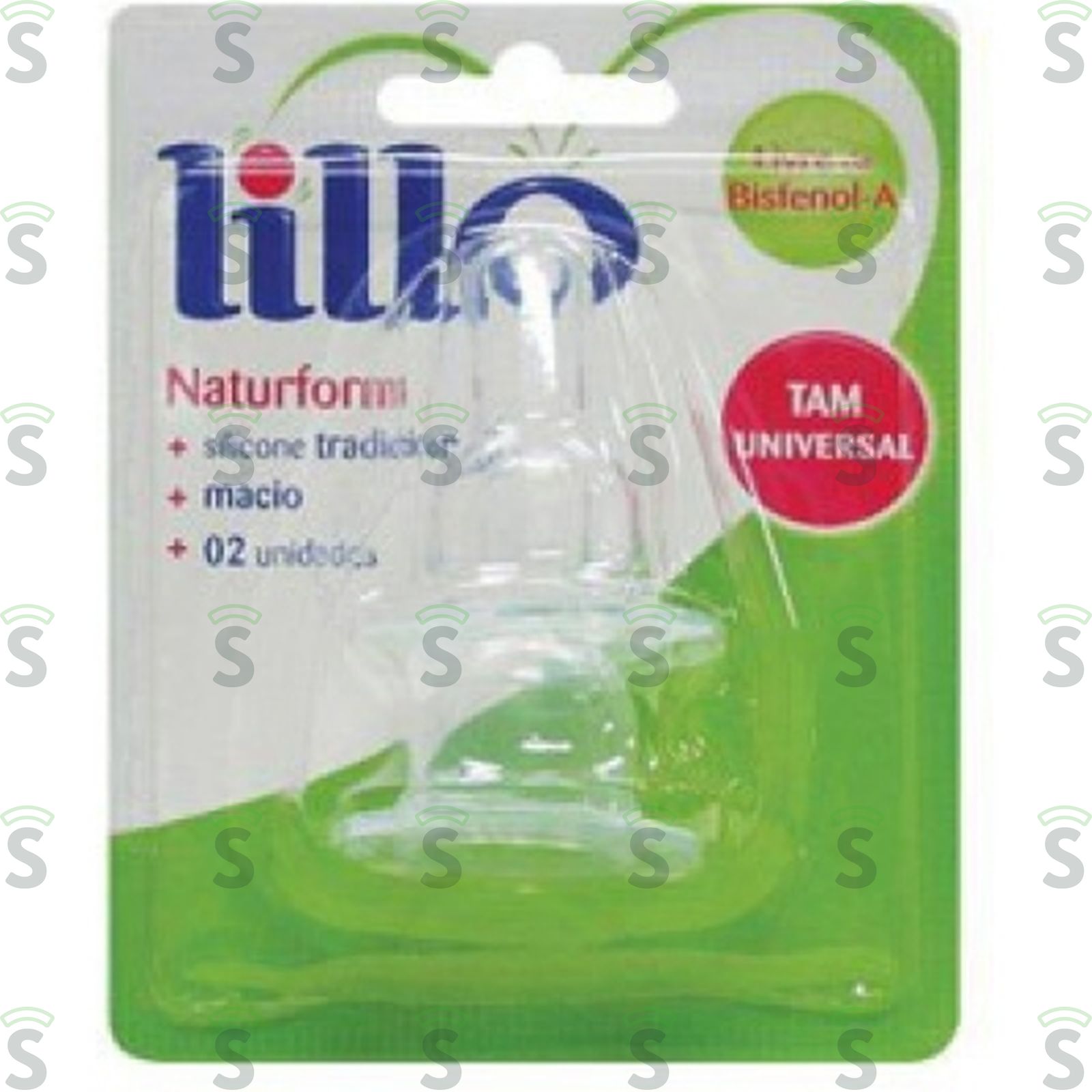 Bico Para Mamadeira Lillo Naturform Silicone Embalagem 2UN