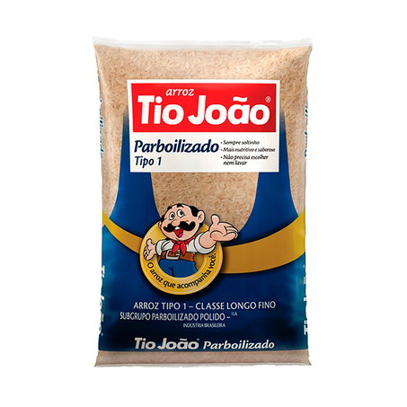 Arroz tio joão parboilizado 5kg