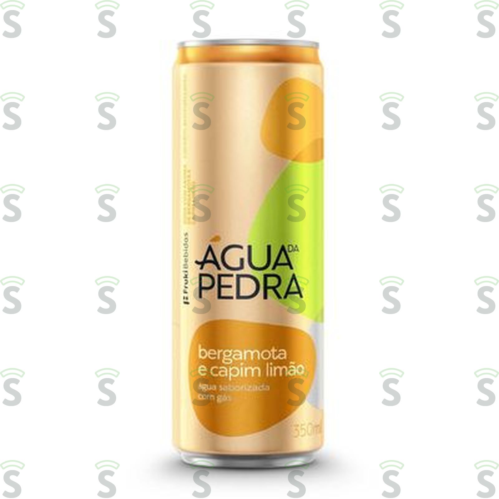 AGUA MIN. DA PEDRA 350ML C/GÁS BERG C LIMAO