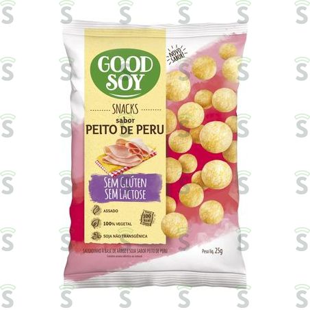  Snacks de Soja Peito de Peru 25g