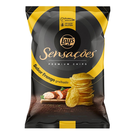 Batata Lays 125g - Frango Grelhado - Sensações