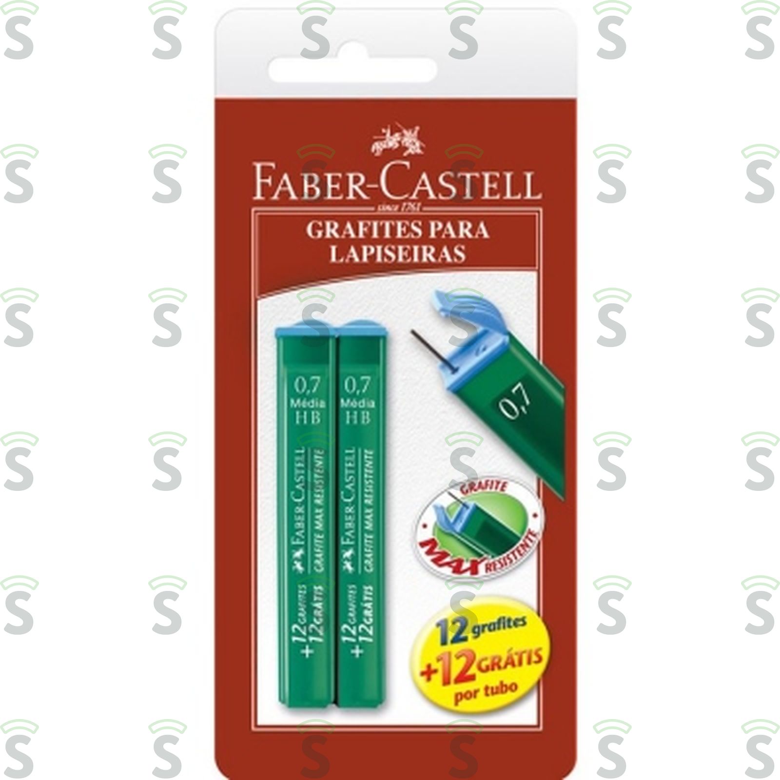 Grafite 0,7mm Faber Castell Embalagem 48un 2UN