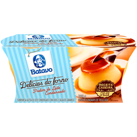 Sobremesa batavo pudim leite 200g