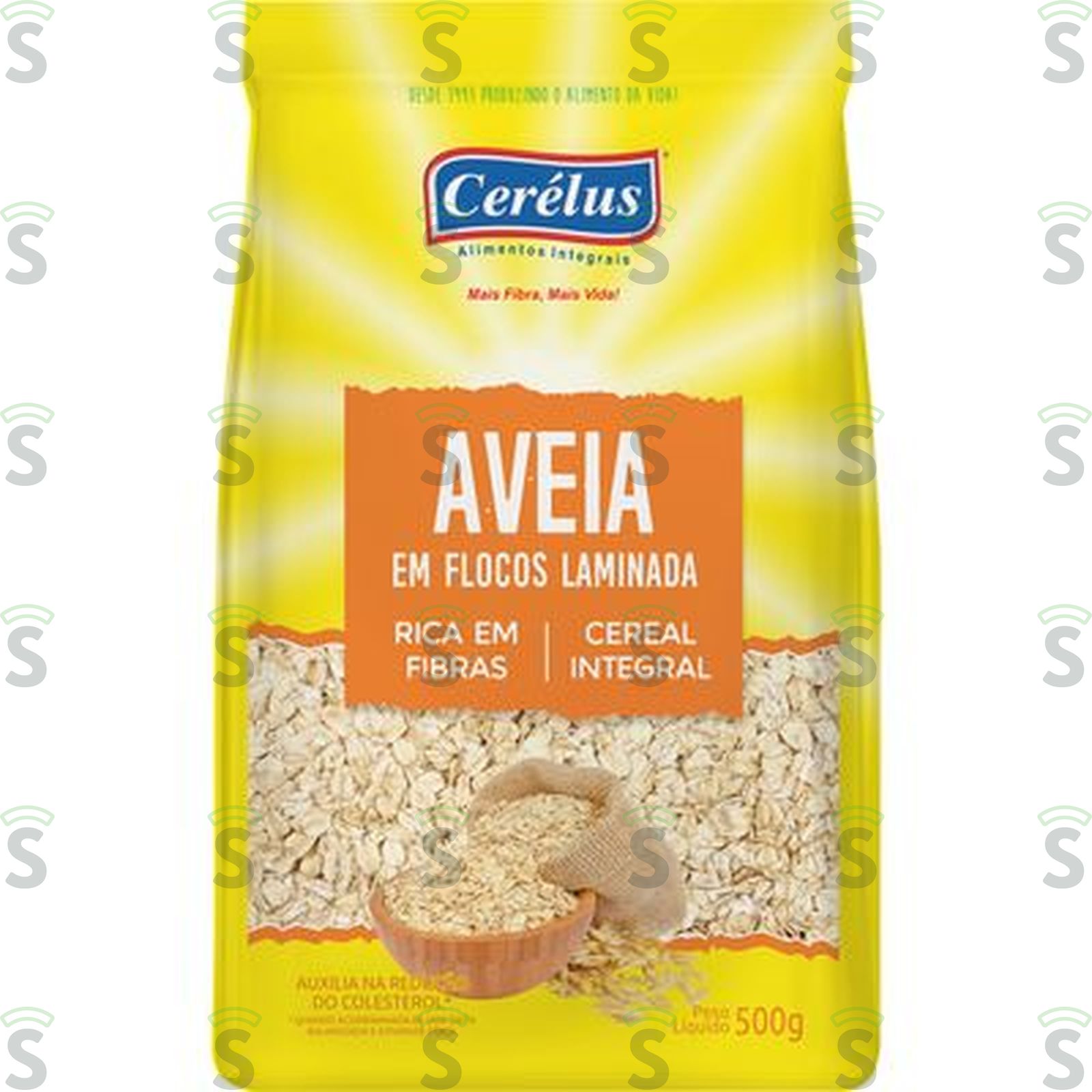 Cerelus-aveia em flocos 500g laminada